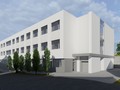Nový pavilon U2 pohled z ulice Za Nemocnicí