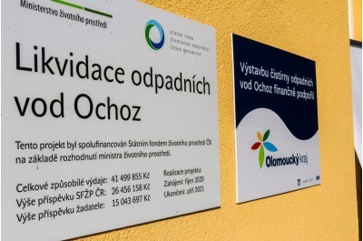 V Ochozi maj novou istiku odpadnch vod. Pome lidem i prod