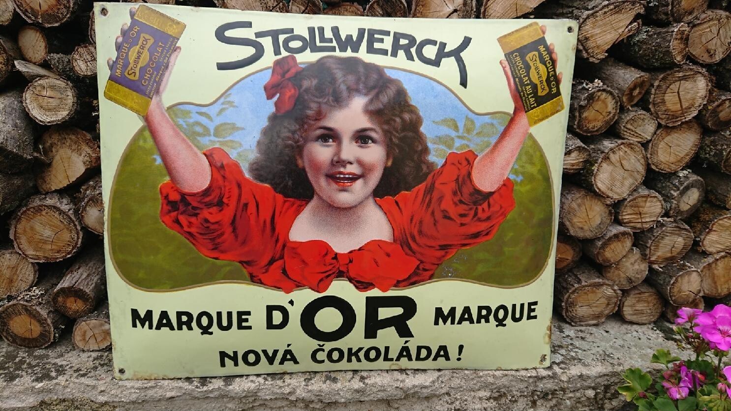 reklamní cedule Stollwerck