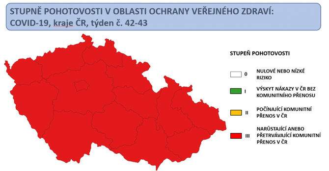 Stupn pohotovosti 26 10 2020