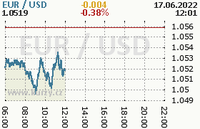 Online graf kurzu usd/eur