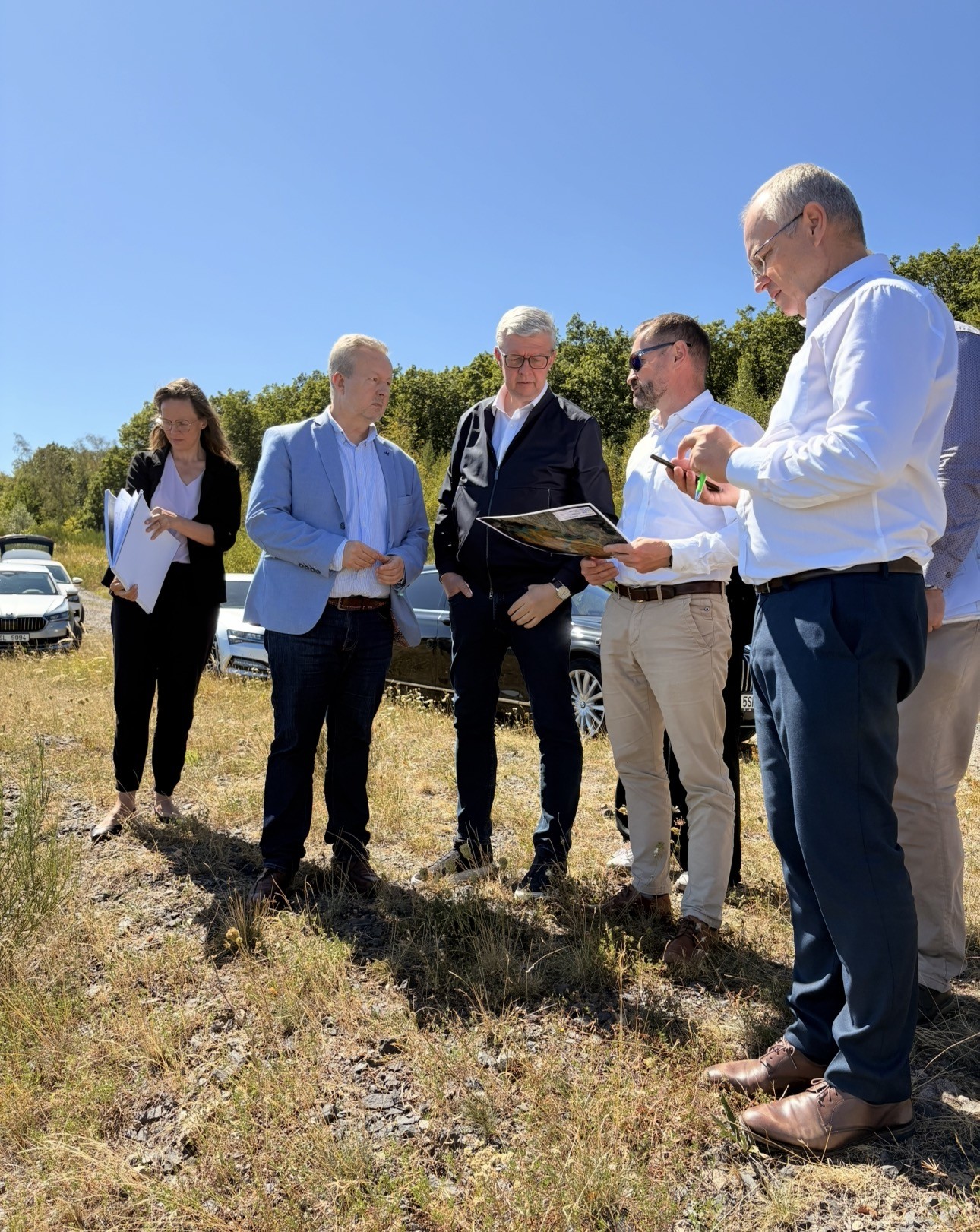 Ministr Karel Havl��ek jednal v �steck�m kraji o budoucnosti �zem� po t�b� uhl�