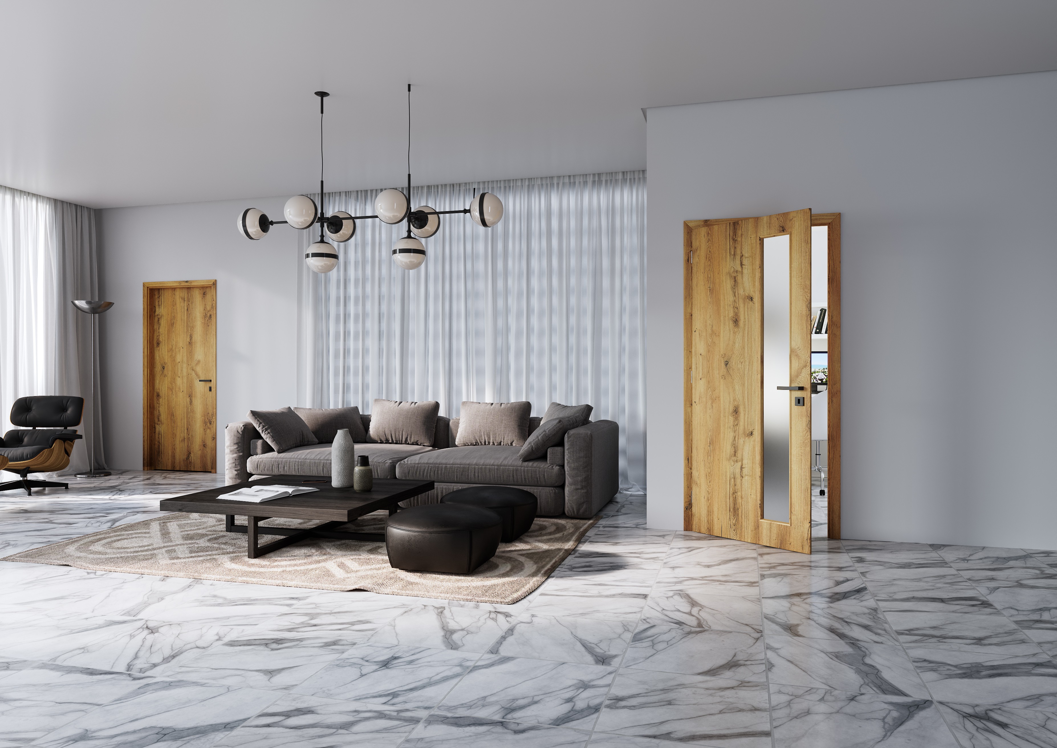 Interiérové dveře SMART 22 s povrchem fólie – DUB FOREST