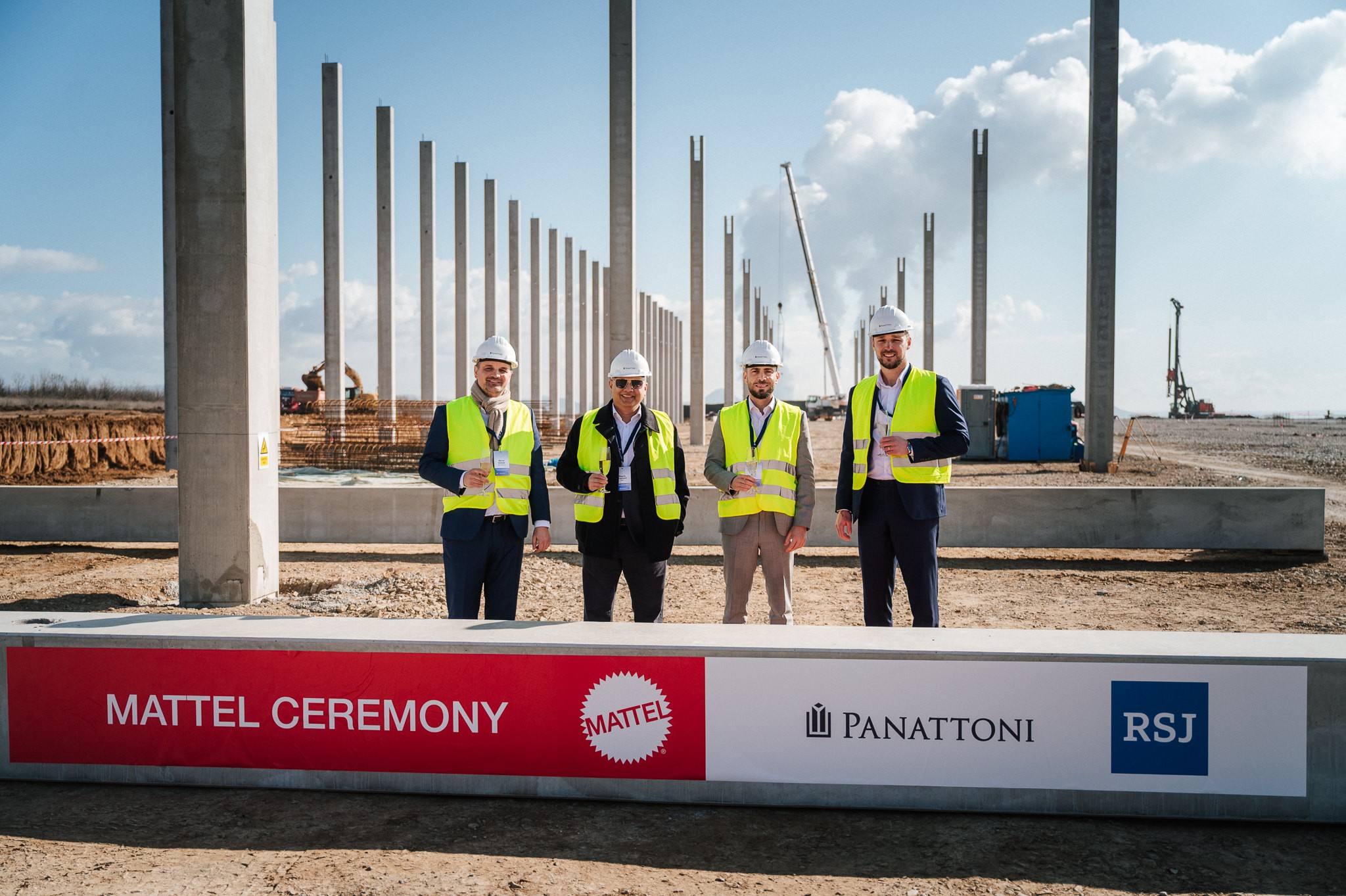 slavnostn� zah�jen� stavby Panatonni Business Park Most