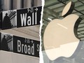New York - Wall Street a prodejna Apple